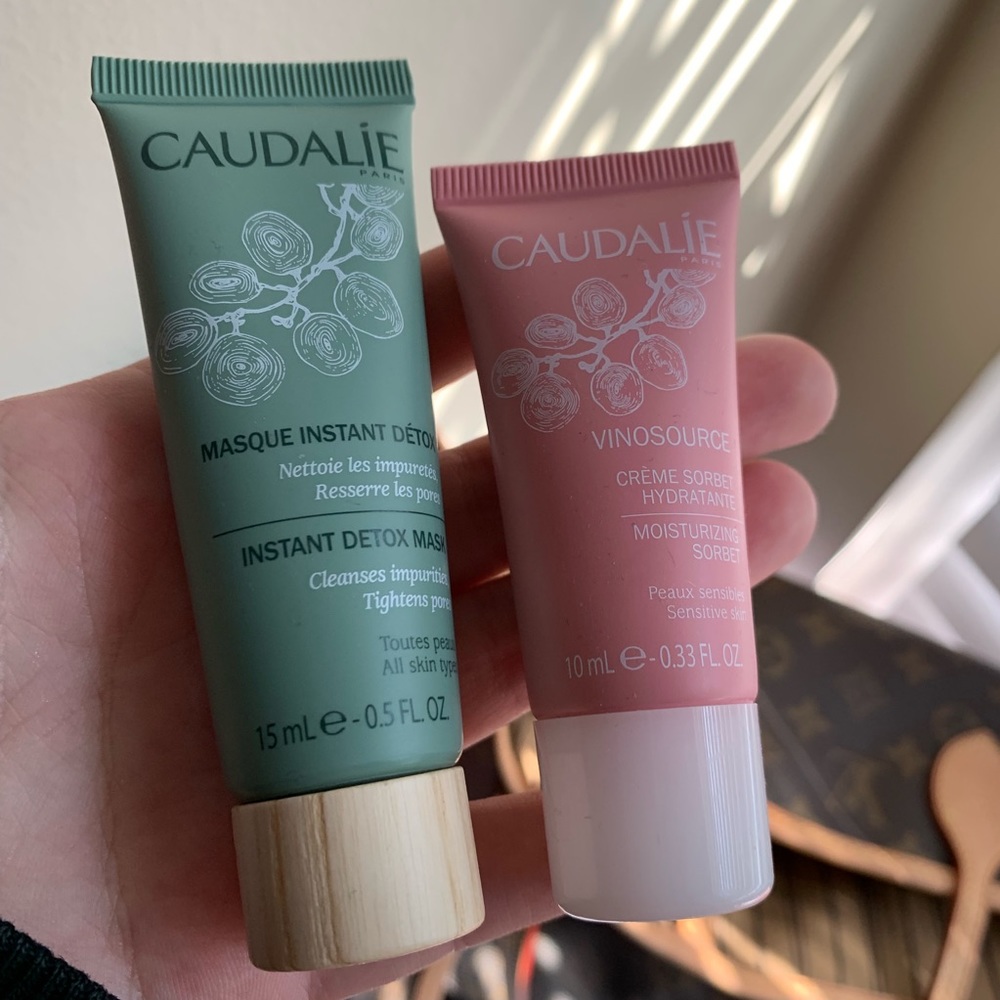 Caudalie instant detox mask & moisturizing sorbet